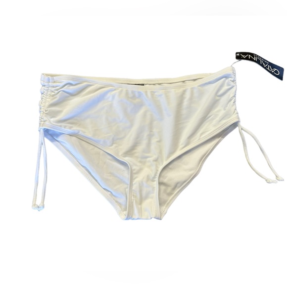 CATALINA women’s white side tie swim bottoms style #19ct305 size M NWT - Picture 2 of 9